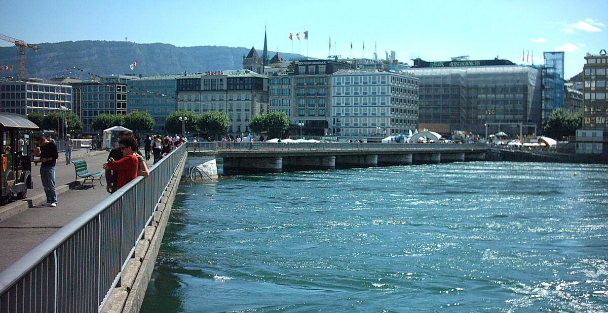 Pont des Bergues, Genève — droit pénal