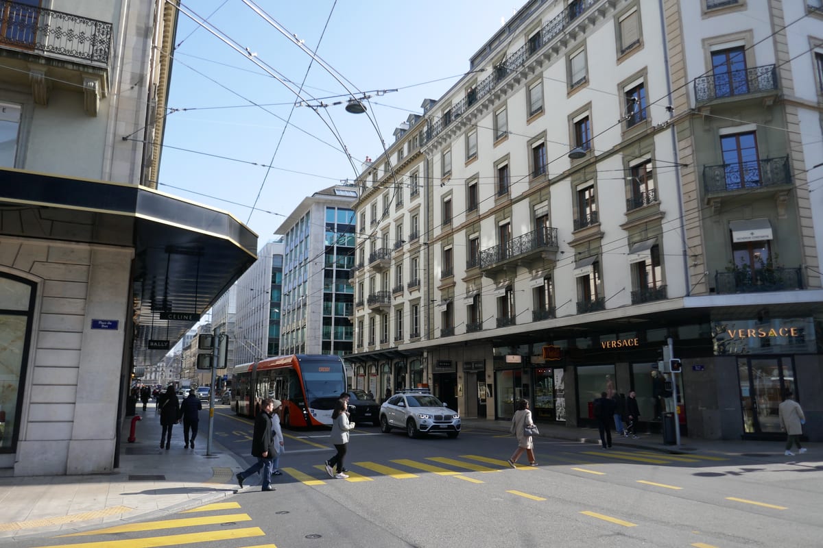 Rue du Rhône, Genève